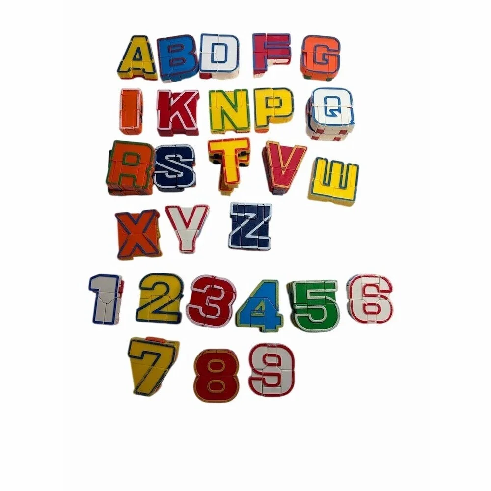 Lakeshore Learning Alpha-Bots Transforming Alphabet & Number Robots Lot